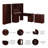 Shelonda 4 Piece Computer Desk Office Set-1859003086