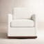 Fauteuil pivotant rembourré Bobbi-98667067
