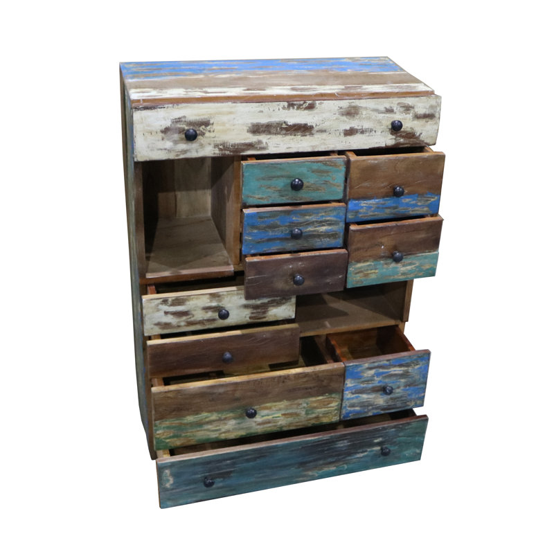 Hinchinbrook Solid Wood 70cm W 11 - Drawer Chest of Drawers
