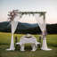 Paquet de 2 fleurs de voûte de mariage, décorations florales de voûte artificielle pour décoration de mariage
