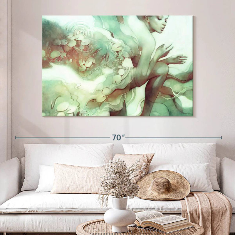 Leisha Lady Flood, 34" H x 51" W