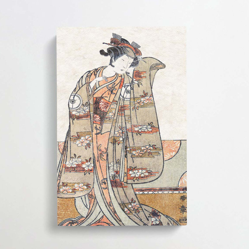 Iwai Hanshiro by Katsukawa Shunsho - Wrapped Canvas, 50cm H x 35cm W x 3cm D