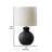 Lighting, 16"h, Table Lamp, Resin, Ivory / Cream Shade, Contemporary-172212087