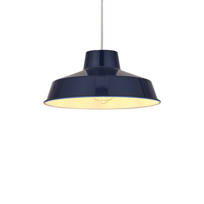 Pluto 12cm H Metal Bowl Pendant Shade ( Screw On )