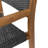 GENESEE WICKER & WOOD BAR STOOL