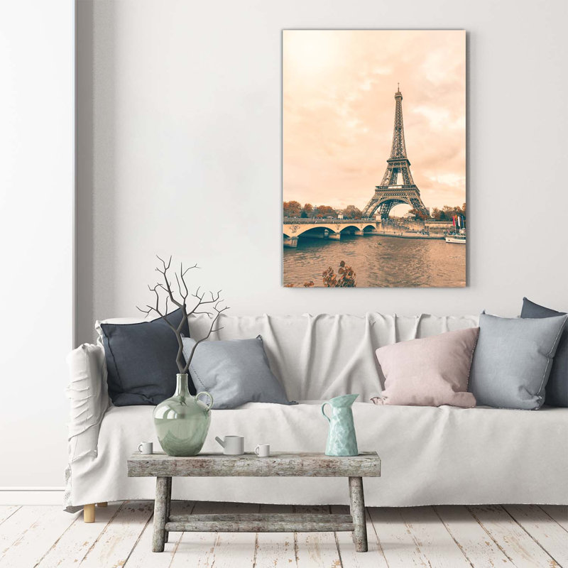 Eiffel Tower Paris - Wrapped Canvas Print