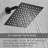 Shower Faucet Set Black 12+6" Dual Rain Shower Head with Handheld Spray System