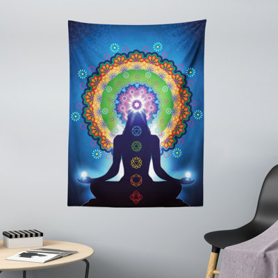 Colourful Mandala Yoga Tapestry