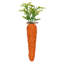 Artificial Carrot Garland. The garland length measures 6 feet in length and the carrots measure 6.5" tall and 1.5" wide.