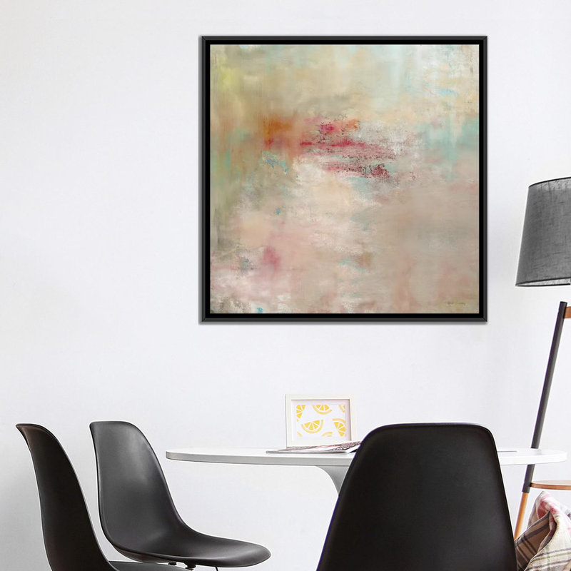 «Dreams of Clouds II», reproduction sur toile, H 18 po x l 18 po x P 1,5 po, Toile avec cadre noir, Pas de tapis