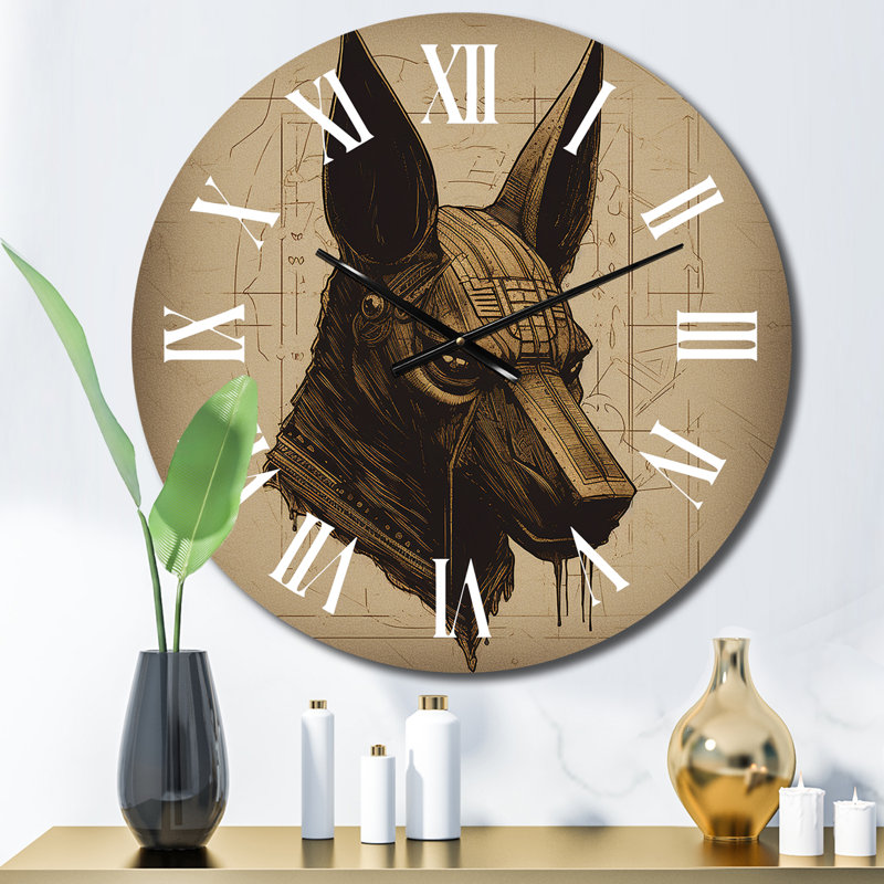 Horloge murale Anubis, Moyenne