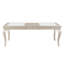 Ensemble de salle à manger 7 pièces Modern Glam Silver Finish-616595913