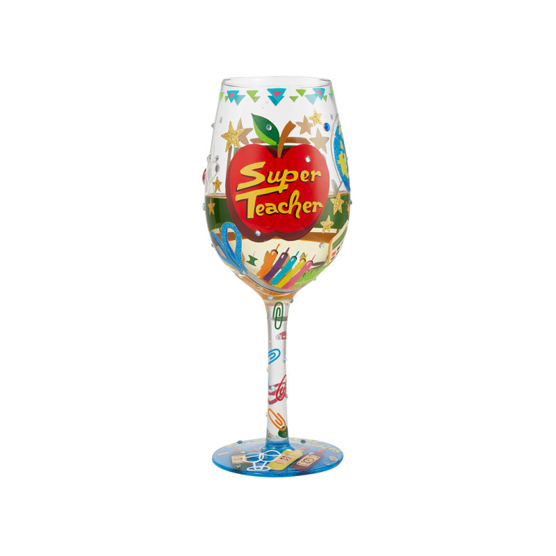 Enesco Wine Glass