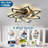 Modern Ceiling Fan With Lights Remote Control, 32" Black Ceiling Fan With Light, 6 Speeds 3 Light Color Low Profile Flush Mount Ceiling Fan For Kitchen Bedroom