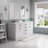 Darricka 72'' Double Bathroom Vanity with Marble Top-133985175