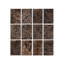 Emperador 74" Wide Dark Emperador Natural Stone Dusty Bronze Console
