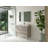 Jasso 40 " W Freestanding Standard 1 Single Vanity Bathroom Vanity With Ceramic Top-1097497998