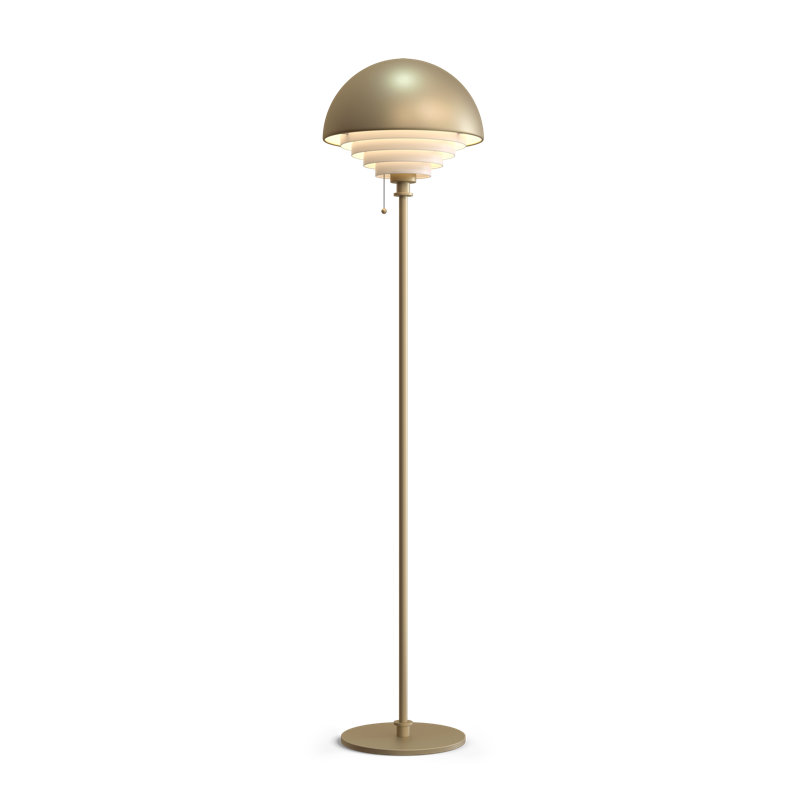 Motown 150cm Torchiere Floor Lamp, Brass