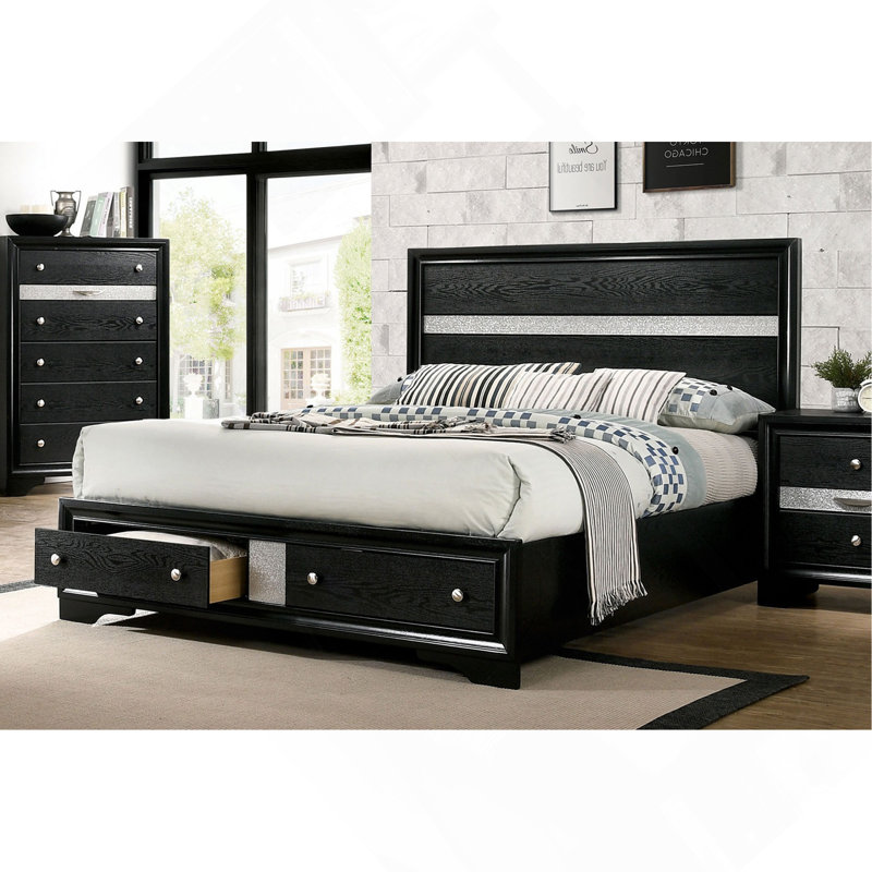 1pc lit grand lit contemporain 1pc