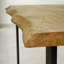 Purtell Oak Unfinished Solid Wood Top Metal Base Dining Table-55350986-55351038