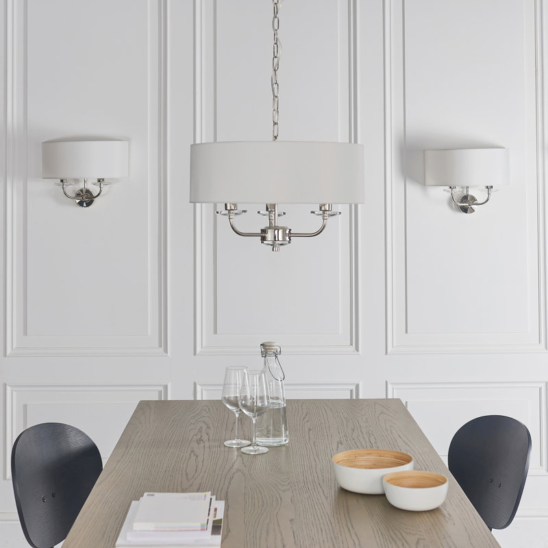 Basilia Steel Armed Sconce