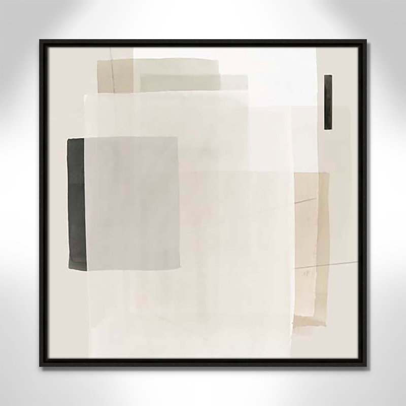 Mystical Momentum I par Hazel J, Cadre flottant espresso, H 25,5 po x l 25,5 po x P 2 po