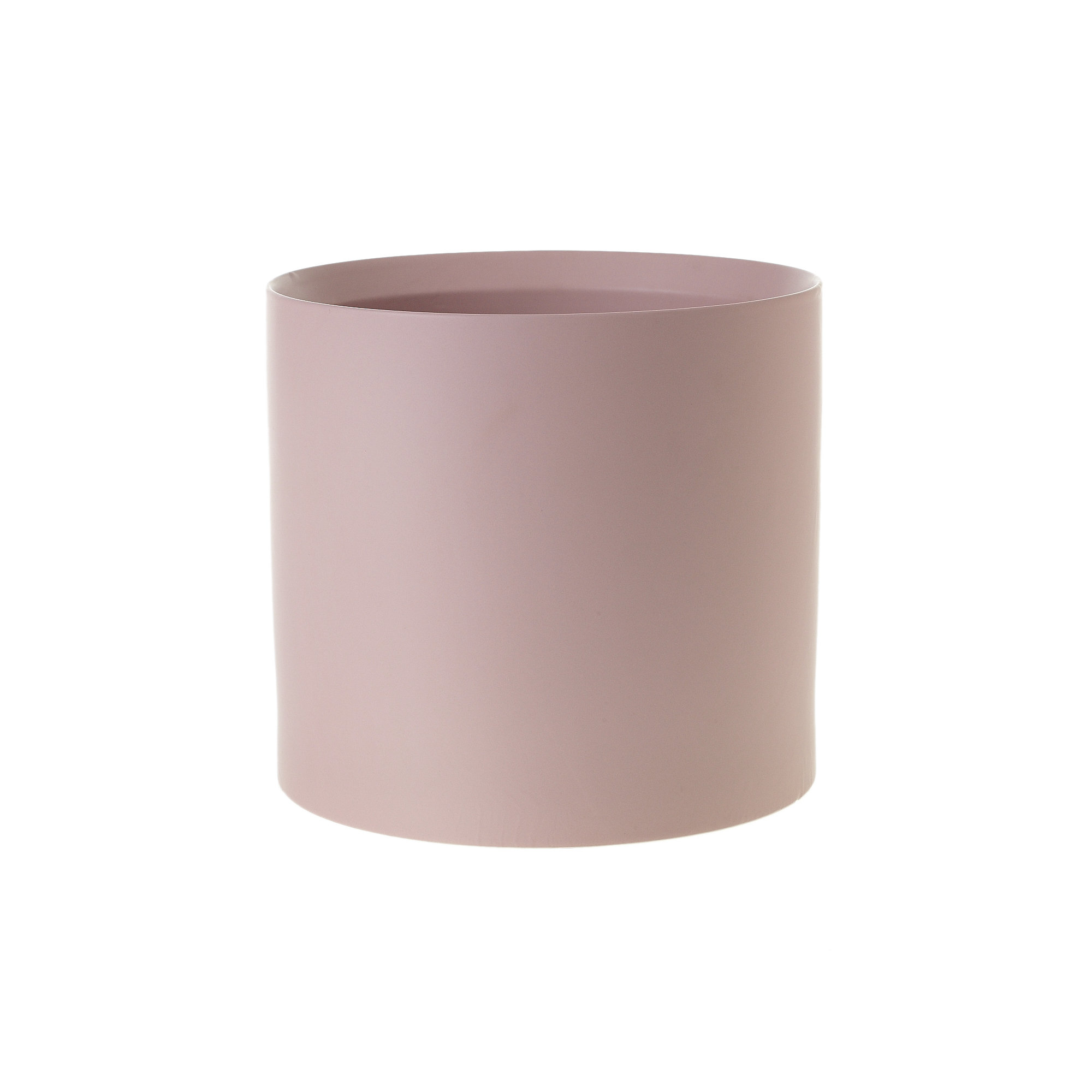Parsons Handmade Ceramic Pot Planter, 10" H x 10.75" W x 10.75" D, Pink