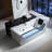 71 In.  Alcove Whirlpool Bathtub Rectangular Hydrotherapy Jetted Soaking Bath Tub With Center Drain In White