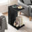 C-shaped End Table Set With Charging Station & Storage