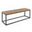 Patio Industrial Wood And Metal Bench