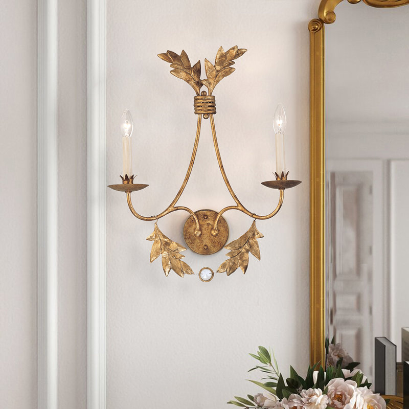 Sweet Olive 2-Light Candle Wall Light