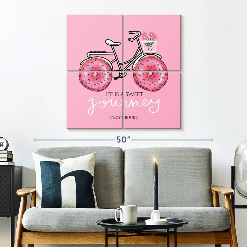 Tergel Life Is A Sweet Journey, 32" H x 32" W