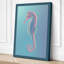 Seahorse Elegance Coastal - Wrapped Canvas-702754855-702754861