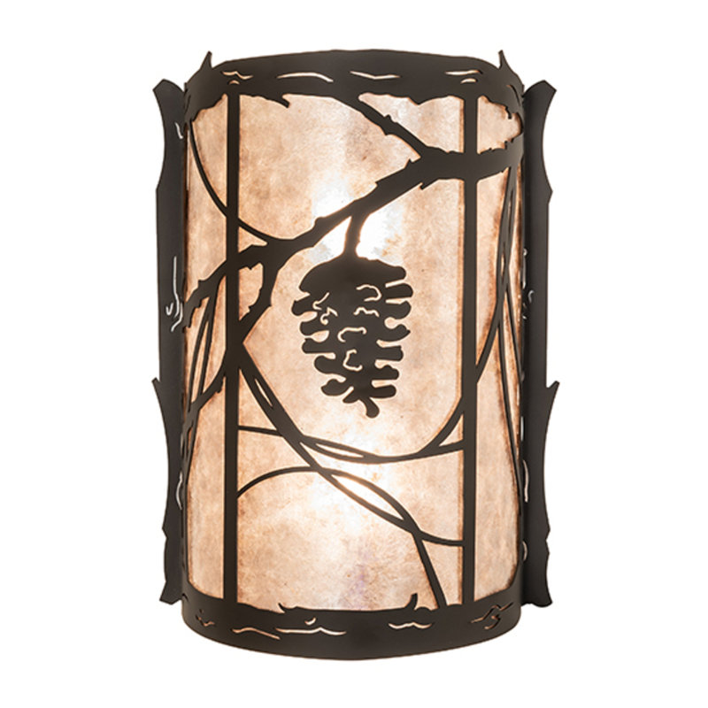 Jalyna Steel Flush Mounted Sconce