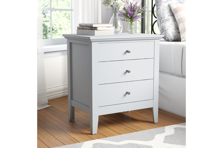 Top White Storage End & Side Tables