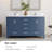 60" Fully Assembled Double Freestanding Bathroom Vanity with Cultured Marble Top