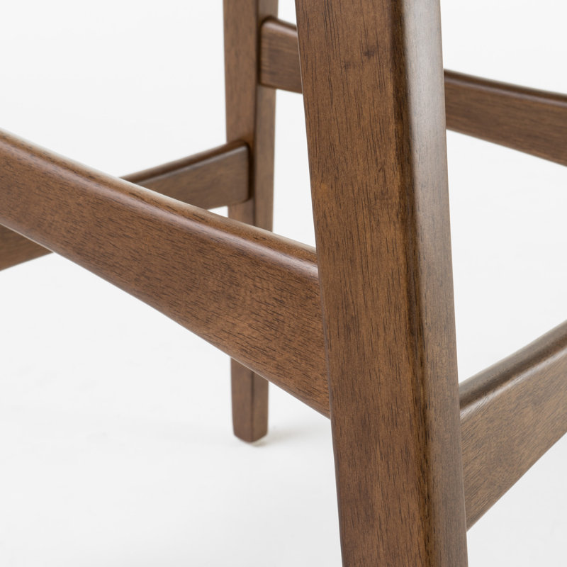 Tabouret de bar 30 po Kreitzer, Gris foncé, Brun