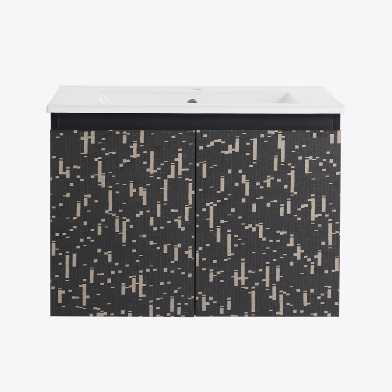 24'' Floating Wall-Mounted Bathroom Vanity With Ceramics Sink