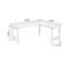78.74" Light walnut L-Shaped Solid Wood desk-108959860-108959863