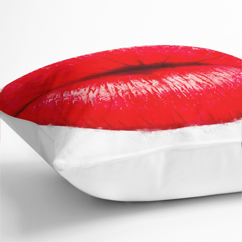 Square Cushion, 55cm H x 55cm W x 20cm D, White