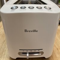 Breville Lift & Look Long Slot 4 Slice Toaster White BTA630XL