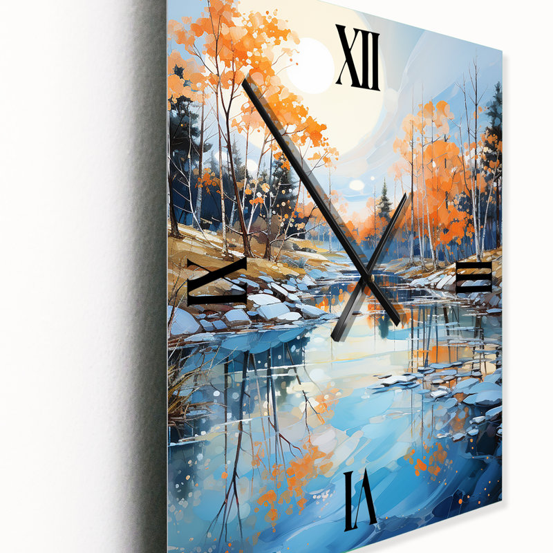Horloge murale Beckerman - Lake River, Grand