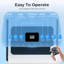 Electactic 8,000 Btu Portable Air Conditioner ,cools 350 Sq.ft To 61°f, 4 Modes (cool/dry/fan/sleep), =45db Ultra Quiet, Easy Install Includes Remote & Washable Filter