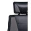 Office Chair Swivel Faux Leather Black