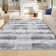 Boho Machine Washable Rug with Rubber Backing for Living Room Modern Non-Slip Dining Room Rug Non-Shedding Faux Wool Rugs for Bedroom Floor Carpet for Office Nursery Playroom