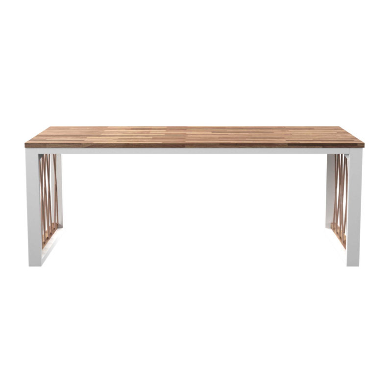 Table basse d'extérieur en bois d'acacia et corde Wallmond