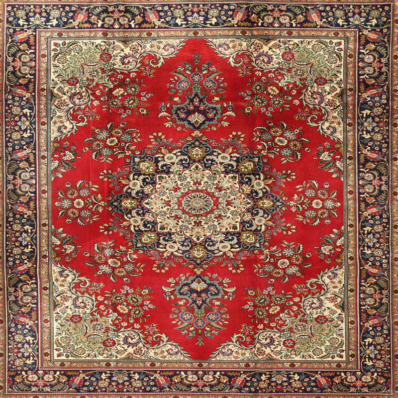 Pilottown Oriental Indoor Rug, Round 4'