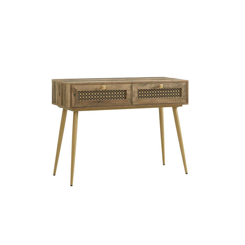 41.9'' Console Table, Rustic Oak