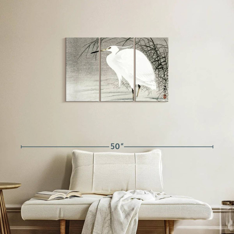 Brampt Little Egret, 20" H x 33" W