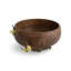 Butterfly Ginkgo Wood Salad Bowl
